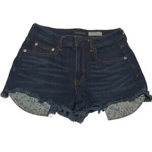 Aeropostale Shorts 4 High Waisted Shortie Shorty Denim